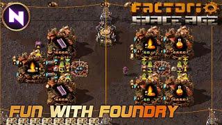 The FOUNDRY Is Amazing: Metal & Science From Lava | 04 | Factorio SPACE AGE