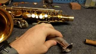 Saxophone Repair Topic: Double Socket Necks