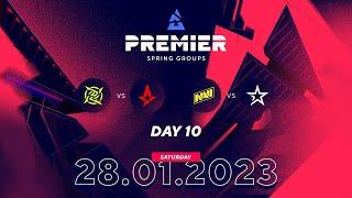 BLAST Premier Spring Groups 2023, Day 10: NIP vs Astralis, NAVI vs Complexity