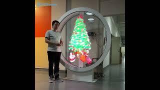 Largest 180cm 3D hologram fan with Showcase introduction