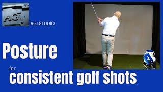 Posture for Consistent Golf Shots