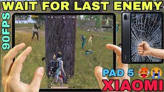 XIAOMI PAD 5 PUBG TESTWAIT FOR LAST ENEMYERIANGLE 90FPS PUBG TEST | XIAOMI PAD 5 PUBG/BGMI