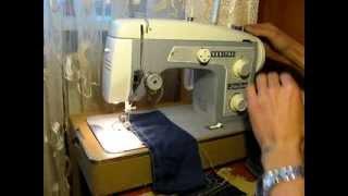 Sewing machine Швейная машина Veritas 8014/27 test кожа, шифон, джинс