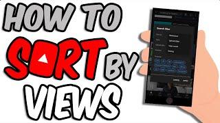 How to SORT Youtube Search by VIEWS - Easy!