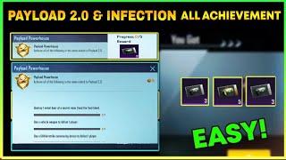 PAYLOAD 2.0 & INFECTION ALL ACHIEVEMENT PUBG MOBILE NEW ACHIEVEMENT || PAYLOAD POWERHOUSE EXPLAIN