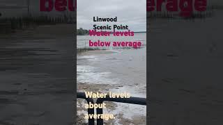 Linwood Scenic Point. 2025 upgrades, water levels low. #saginaw #saginawmichigan #linwood #water