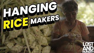 The Hanging Rice Of The Philippines Or Known As Puso #streetfood #travelvlog #foodvlog #foodph