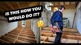 INSTALLING FLOOR JOISTS | GARAGE CONVERSION