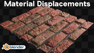 How to Use Material Displacements in Blender (Tutorial)