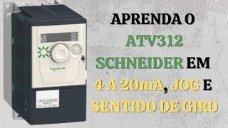 ATV312 Schneider 4 a 20mA, JOG, sentido de giro | EducaDrives