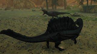 Spinosaurus vs Tyrannosaurus Rex [Path Of Titans]