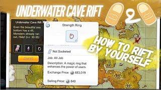 Ragnarok Mobile Underwater Cave UWC How to Rift by Yourself Guide Strength Ring Tips