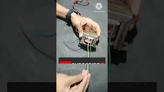 how to make 220 volt transformer |220 volt input test 12 volt output test |220 volt transformer 