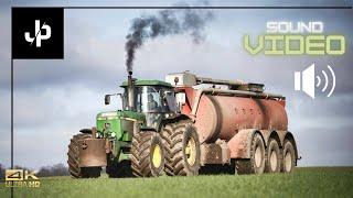 John Deere Legende! 4755 vor Tridem-Güllefass! Sound & Gülle 2023|| JP Agrar