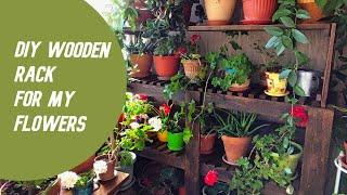 #99 Woodworking ideas - how to do a flower rack from pallet | DIY garden project in Bulgaria