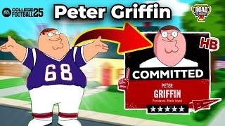 I Put Peter Griffin in College Football 25! (Road to Glory)