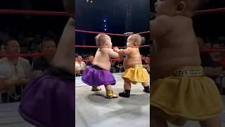 Cute baby fighting ️