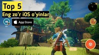 Top 5 ta eng zo'r iOS o'yinlar || Mobile games Tv