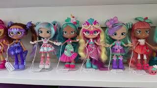 SHOPKINS DOLLS COLLECTION - 57 IN TOTAL.  ALL NAMED.