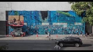 Bowery Wall / Logan Hicks Mural Timelapse