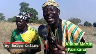 Excellent Frafra Duringa music from Anaba Martin performing Kurikana outside his home in Tongo-Beo.