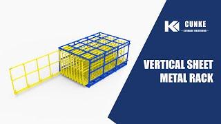 Case Study of CK Vertical Sheet Metal Rack--for storing metal sheets and remnants