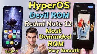 Install HyperOS Devil On Redmi Note 12 4G -English-