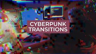 Cyberpunk Transitions Premiere Pro Templates