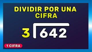 COMO DIVIDIR POR 1 CIFRA Y 3 DIVIDENDO (Super fácil)