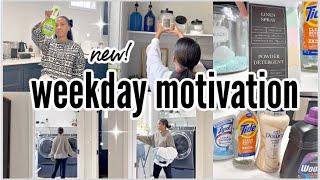 WEEKDAY CLEANING MOTIVATION || SUNDAY RESET ROUTINE || CLEAN WITH ME