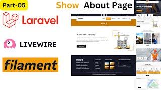 Laravel Livewire Filamentphp Construction Business | Bangla Tutorial | Laravel Project