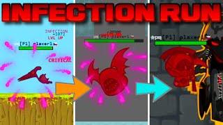 I Killed Boss With Infected Grim Reaper!🩸 Crazy EvoWorld.io Infection Run With My Friends | plaxer1