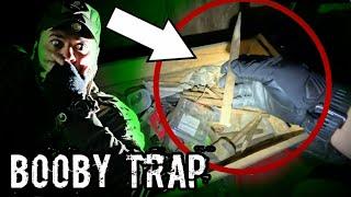 FOUND BOOBY TRAP (EXPLORING ABANDONED HOUSE)