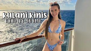 Bikini Try on Haul | Kulani Kinis Bikini Try-on Haul [4k]