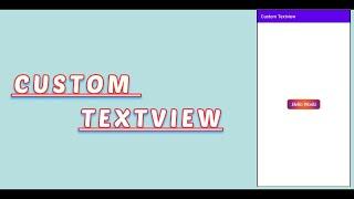 Custom Textview with OnClickListener