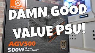 Ultra CHEAP ARESGAME AGV 500w Bronze PSU With 5 Year Warranty honest review