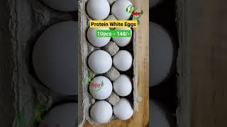 Country Delight//Protein White Eggs//10pcs//140/-//@C&Enjoy
