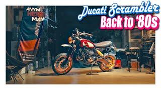 Ducati Scrambler custom by Anywhere Man | Back to '80s When Art Meets Machine.
