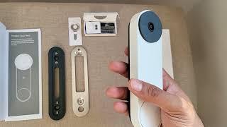 NEW Google Nest Doorbell 2021 ( Battery ) Easy installation