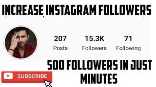 How to increase INSTAGRAM followers/with prove/Infomatic TV/