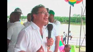 Gustavo Petro en campaña en Chocó | Noticias Caracol