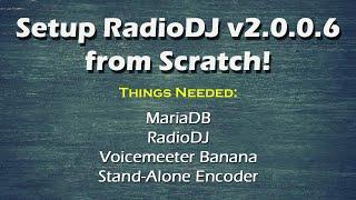 Setting Up RadioDJ v2.0.0.6 (Complete Install Guide)