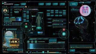 Sci-Fi Medical Computer Screen HUD | Emotion Graphics | 2022