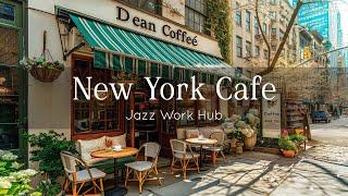 New York Cafe Jazz - Summer Piano Jazz Music at Enchanting Coffee Shop to Relax, Work, Study