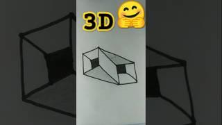 Easy 3d illusion #shorts #ytshorts