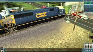 [HD] TrainzWatching: CSX Q235 Auburndale - Plant City (Trainz Simulator 12)