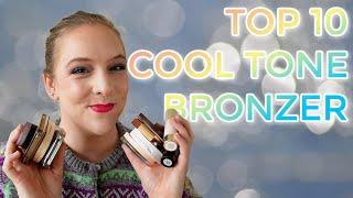 TOP 10 COOL TONED BRONZER // Best bronzers for fair skin with a cool undertone