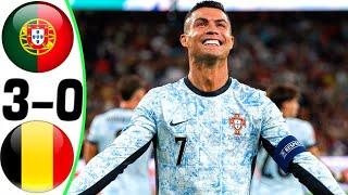 Portugal vs Belgium 3-0 - All Goals and Highlights - 2024  RONALDO