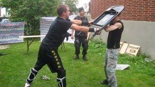 David Storm VS Manson - Backyard Wrestling Match