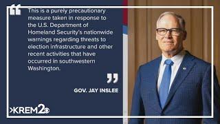 Washington Governor Jay Inslee increasing election security